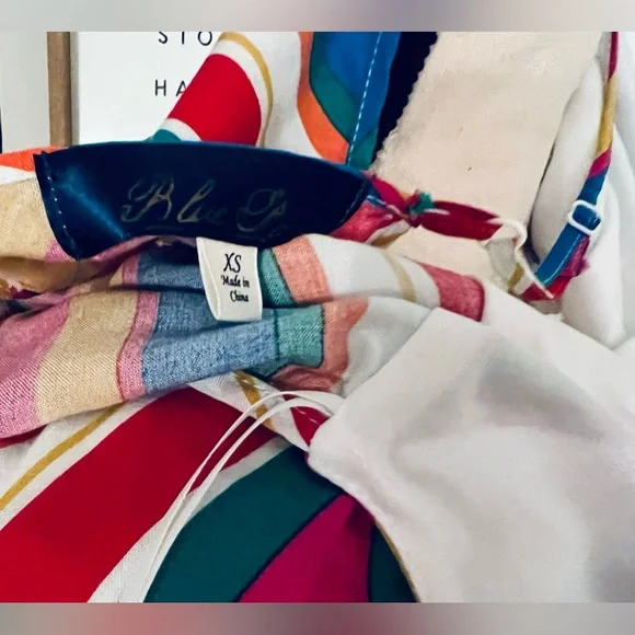 Multi colored striped sundress, size XS, EUC! - Picture 9 of 10